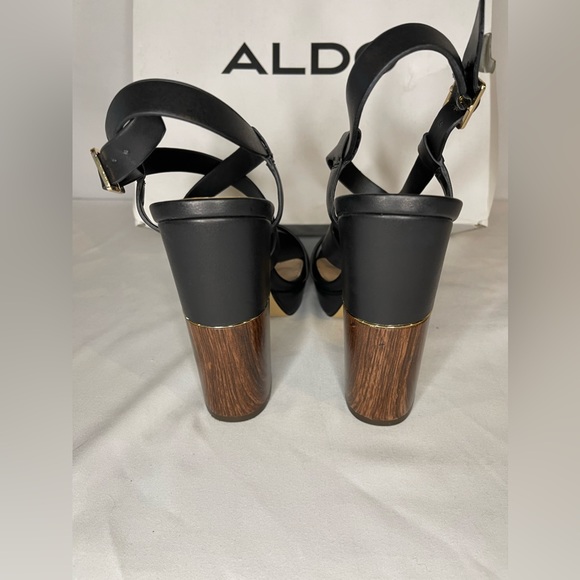 Aldo Strappy Platform Sandal, with Original Box, Size 8.5 - Picture 3 of 5
